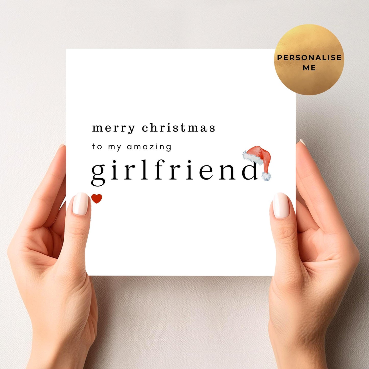 Christmas Card for Girlfriend