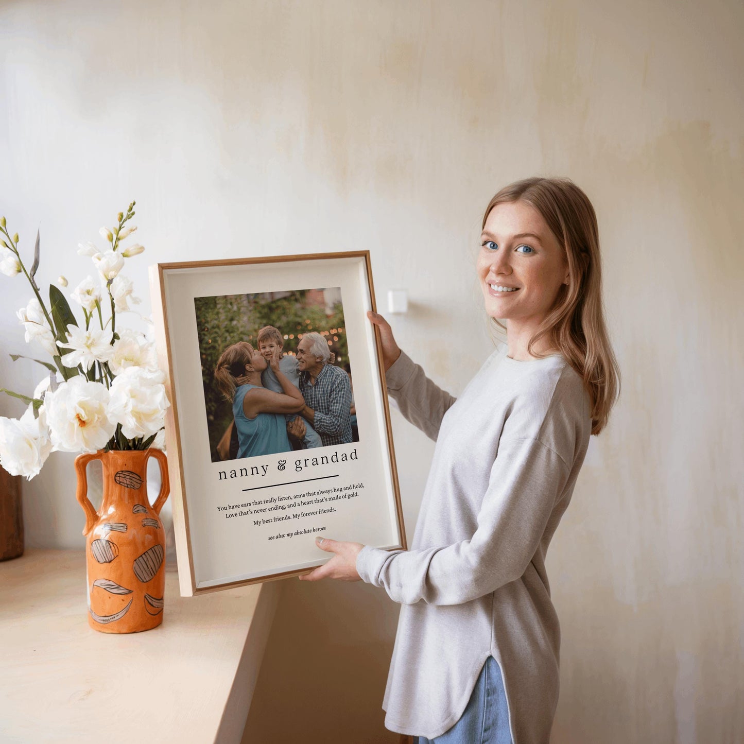 Photo Print For Nan & Grandad