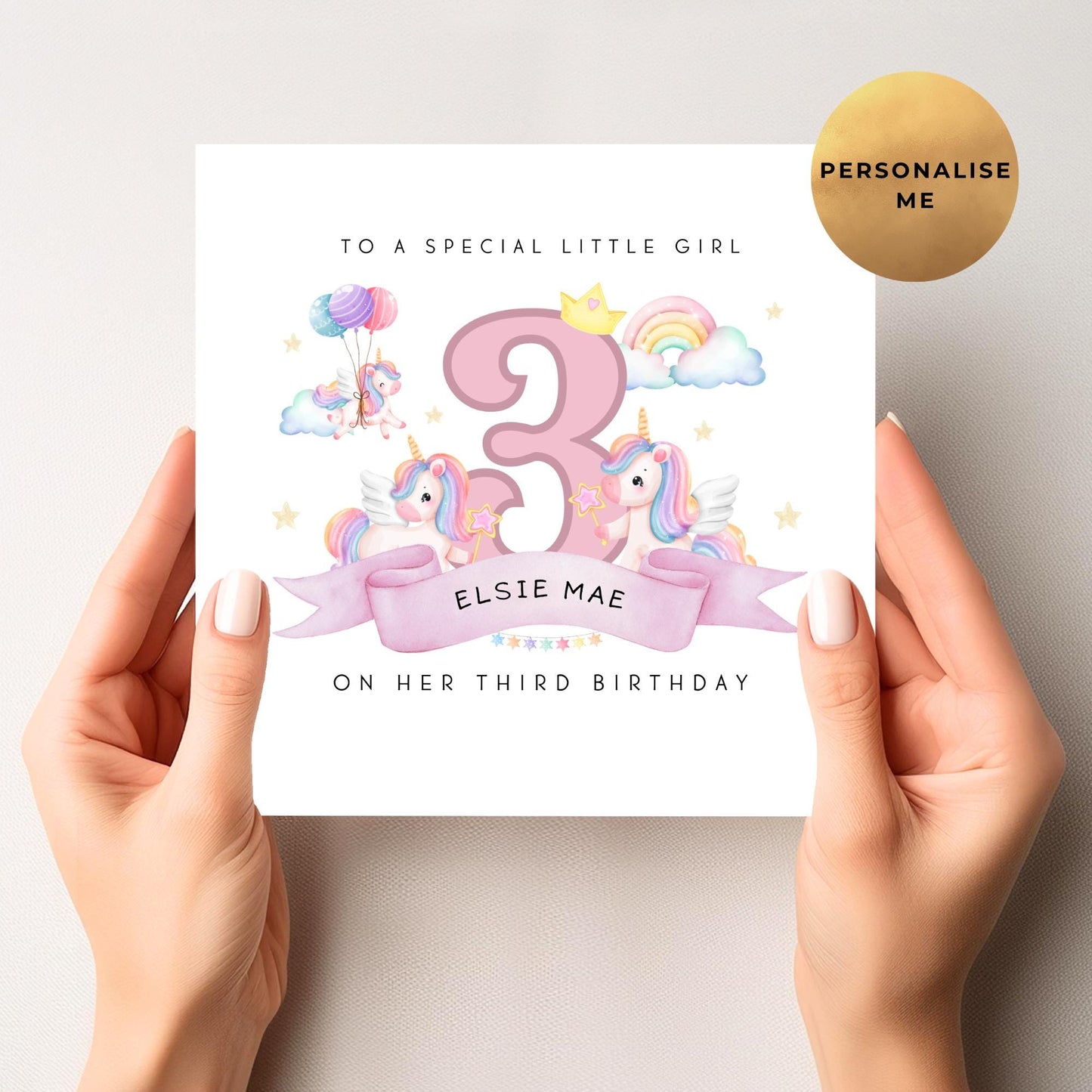 Unicorn Birthday Card