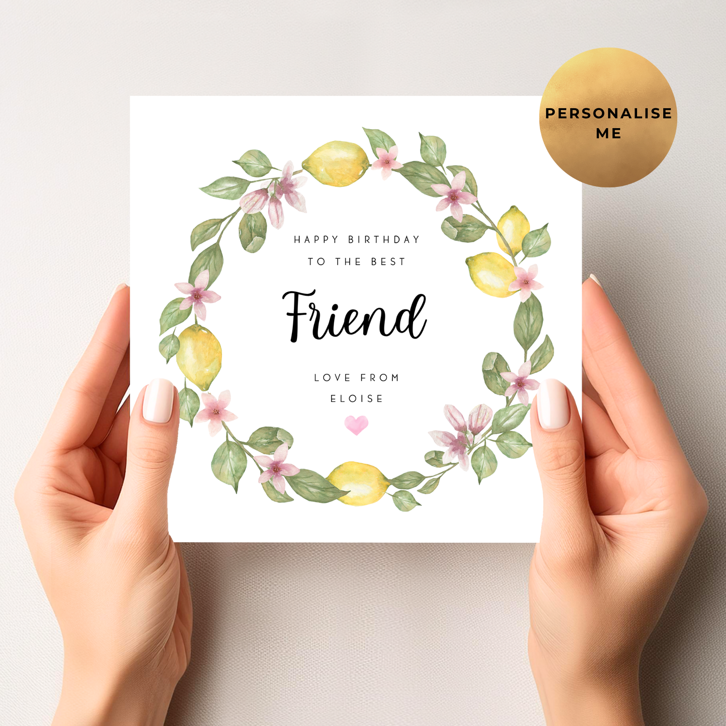 Floral Birthday Card For Her