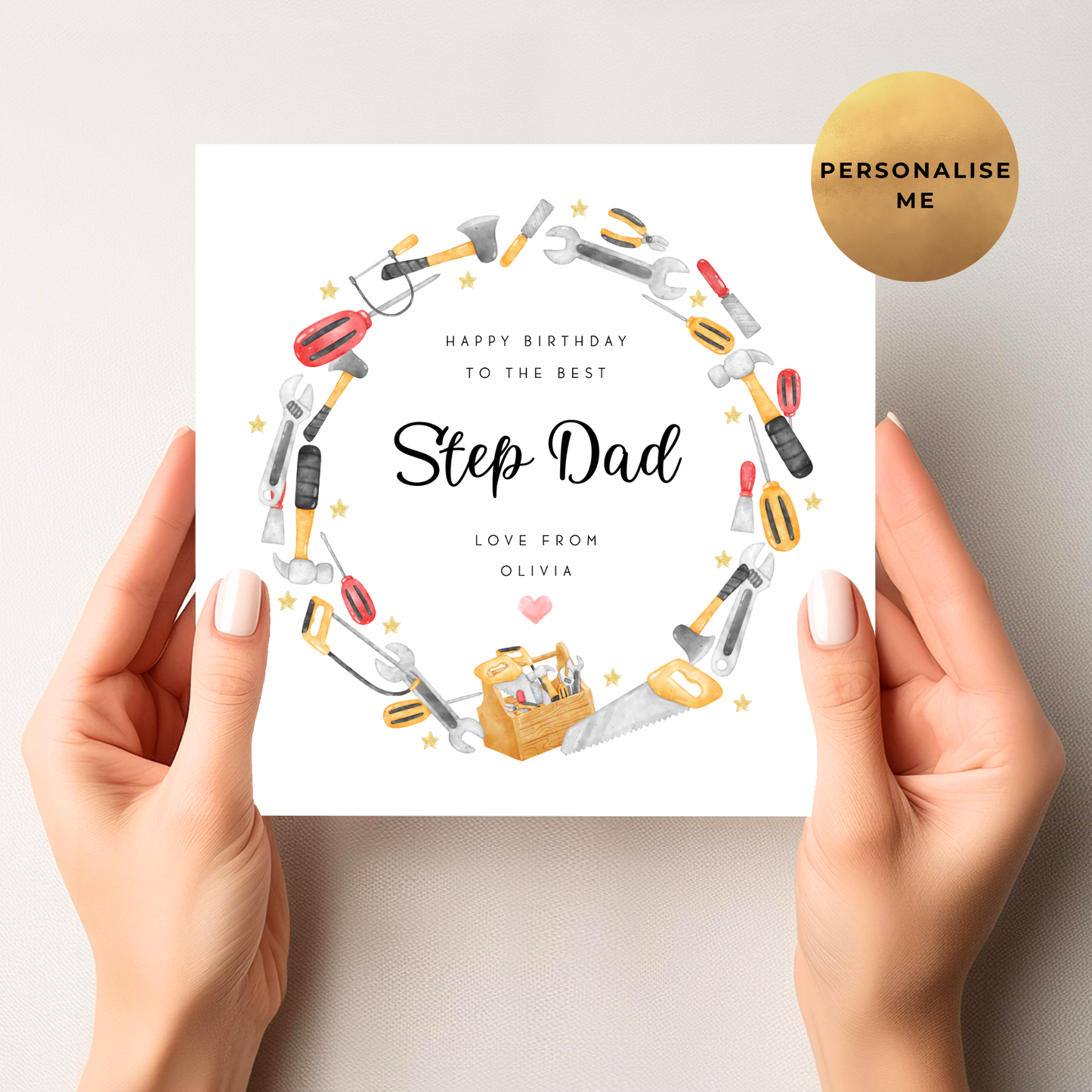 Handyman Birthday Card for Grandad