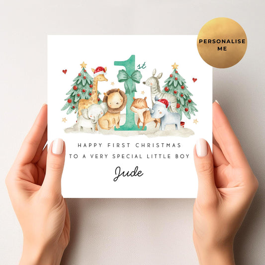 Safari First Christmas Card