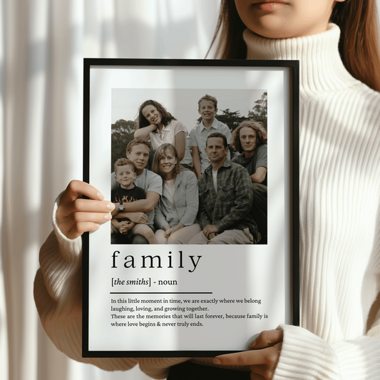 Family Quote Photo Print