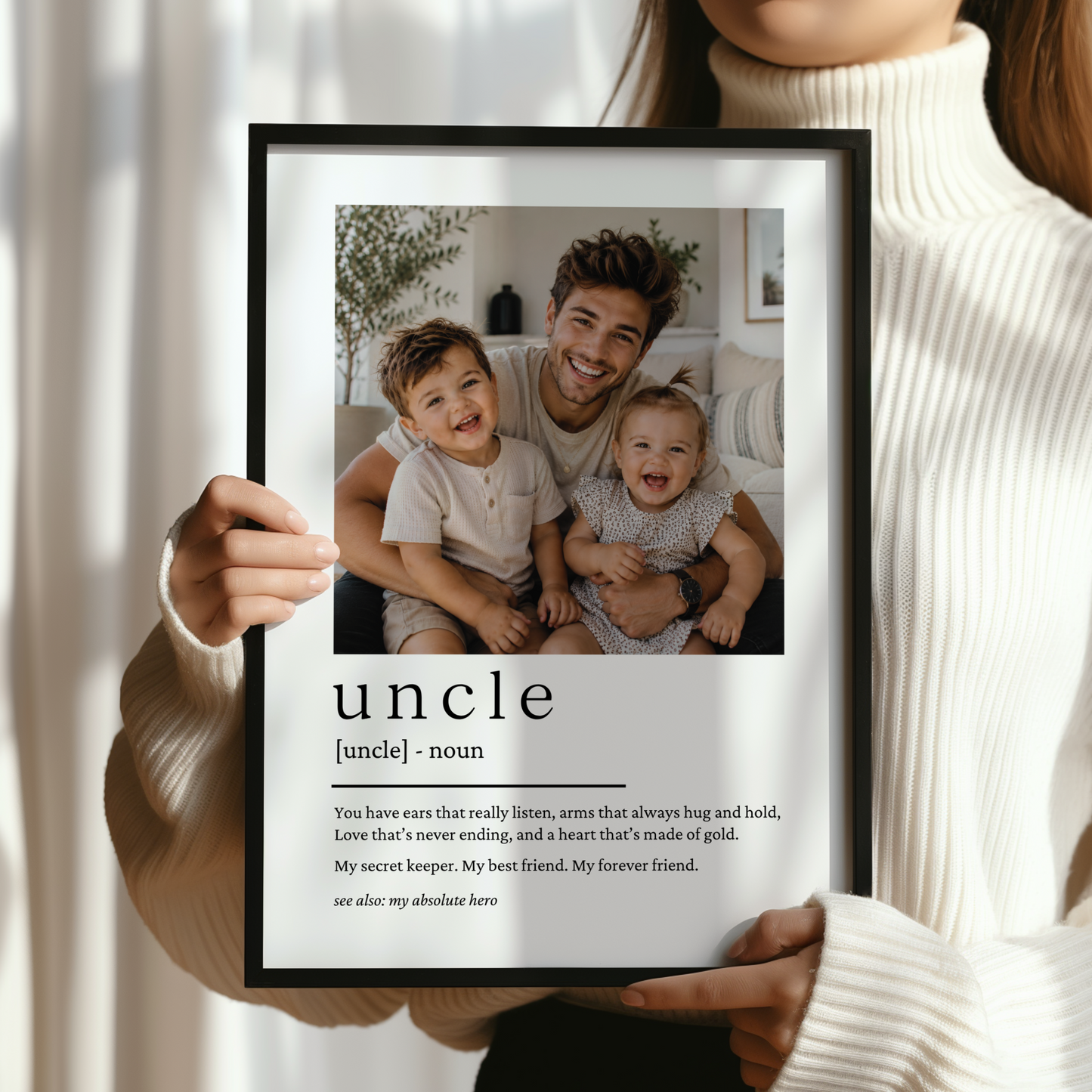 Photo Print For Uncle