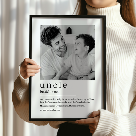 Photo Print For Uncle
