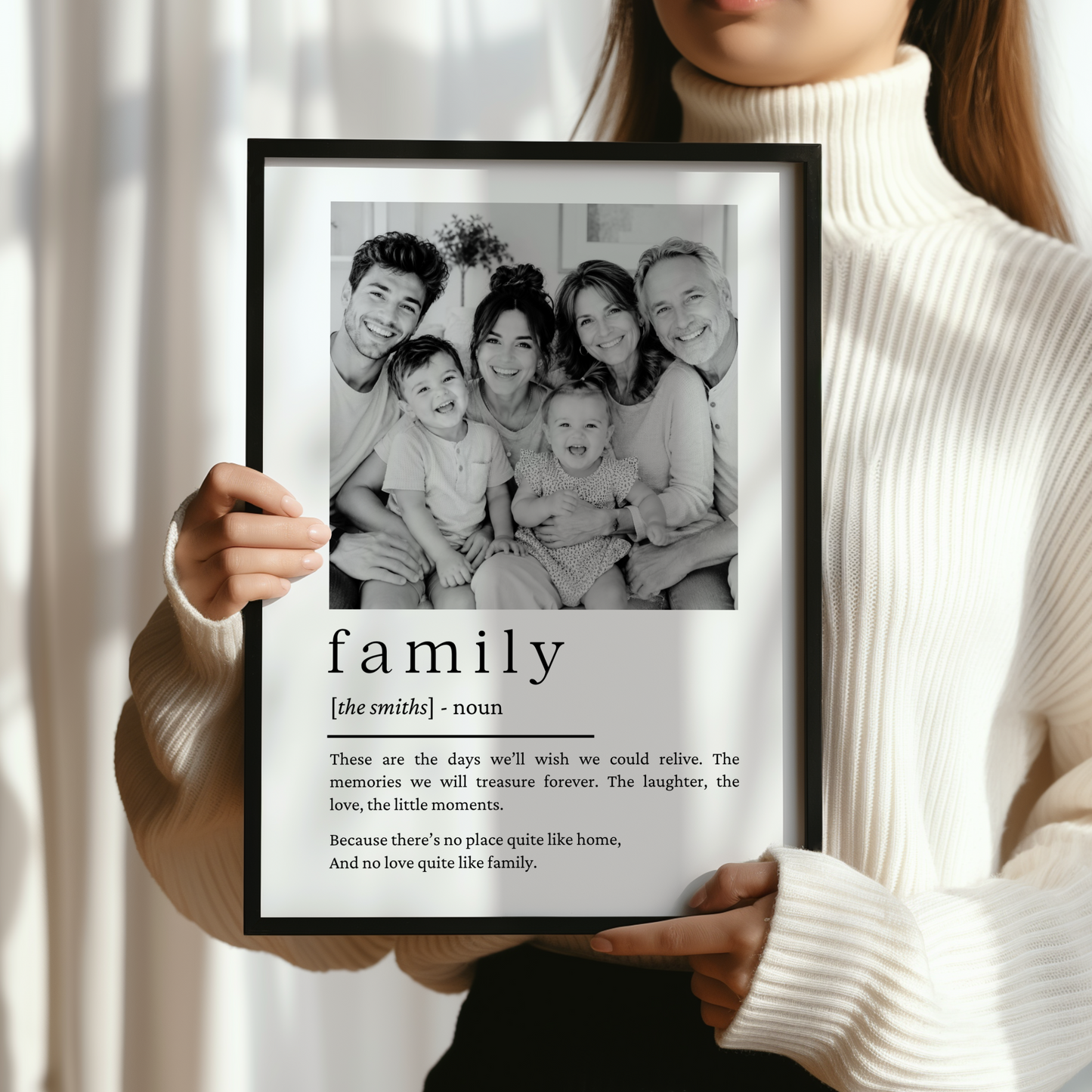 Family Quote Photo Print