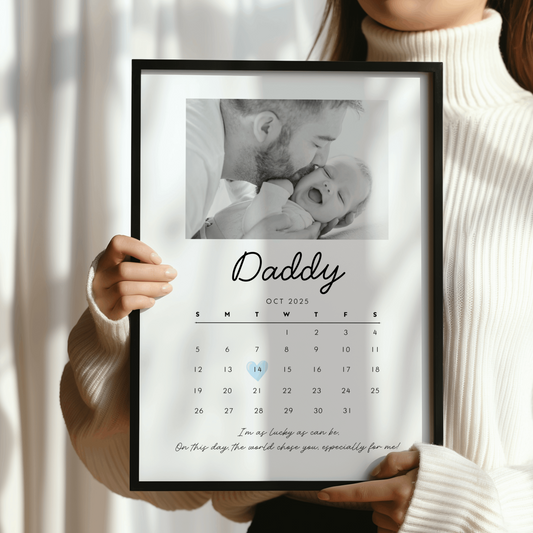 The Day You Became My Daddy Print