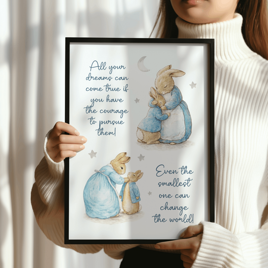 Peter Rabbit Nursery Print