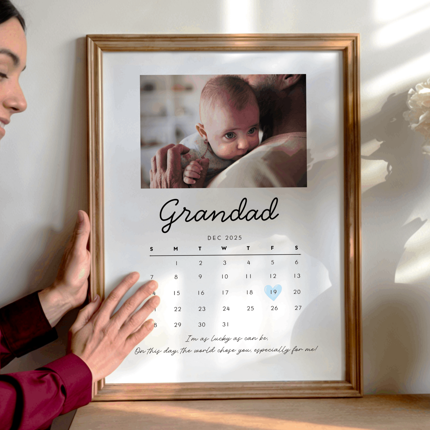 The Day You Became My Grandad Print