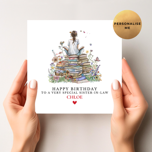 Birthday Card For Book Lovers / Readers