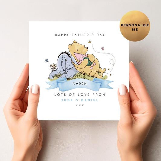 Winnie The Pooh Father's Day Card