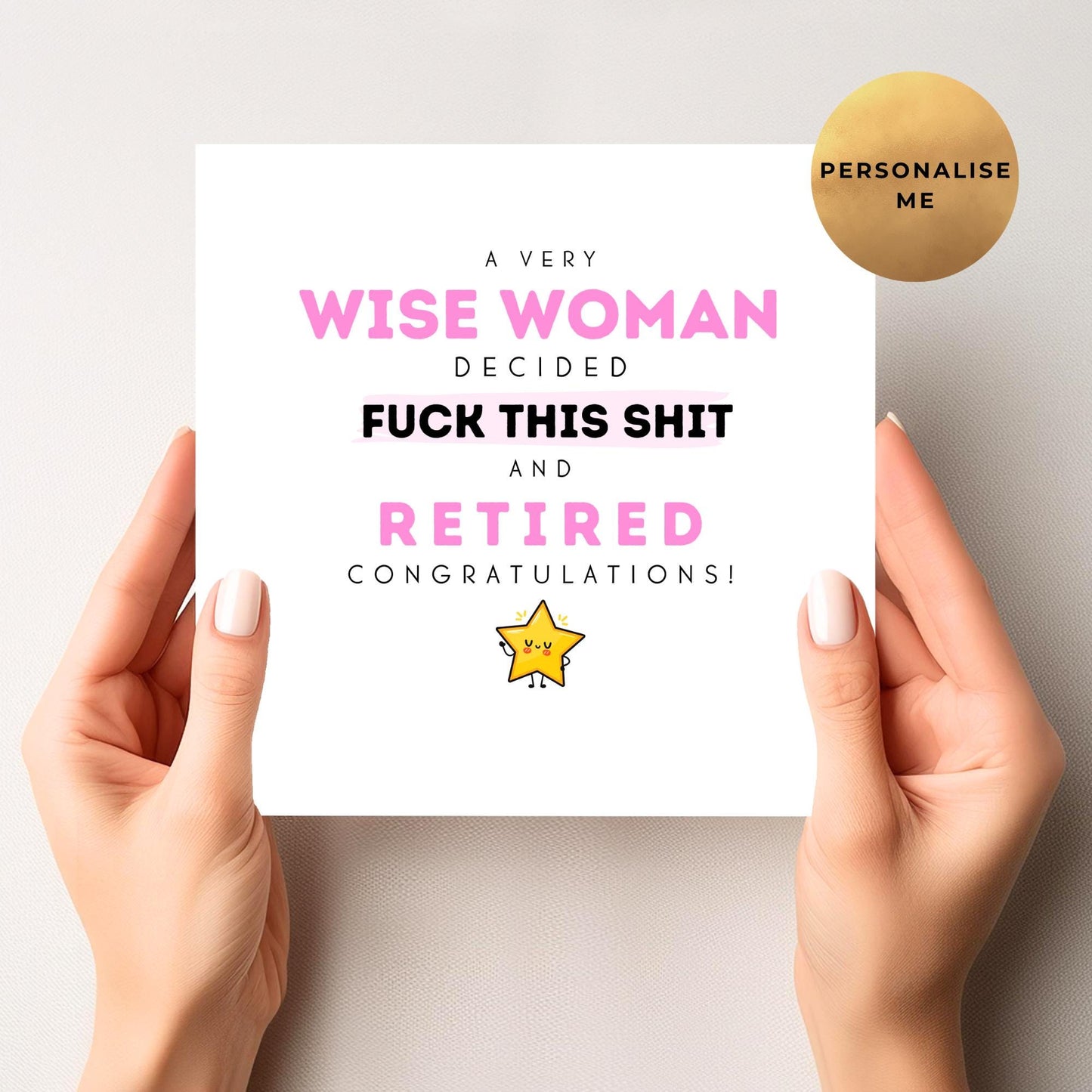 Rude Retirement Card For Women