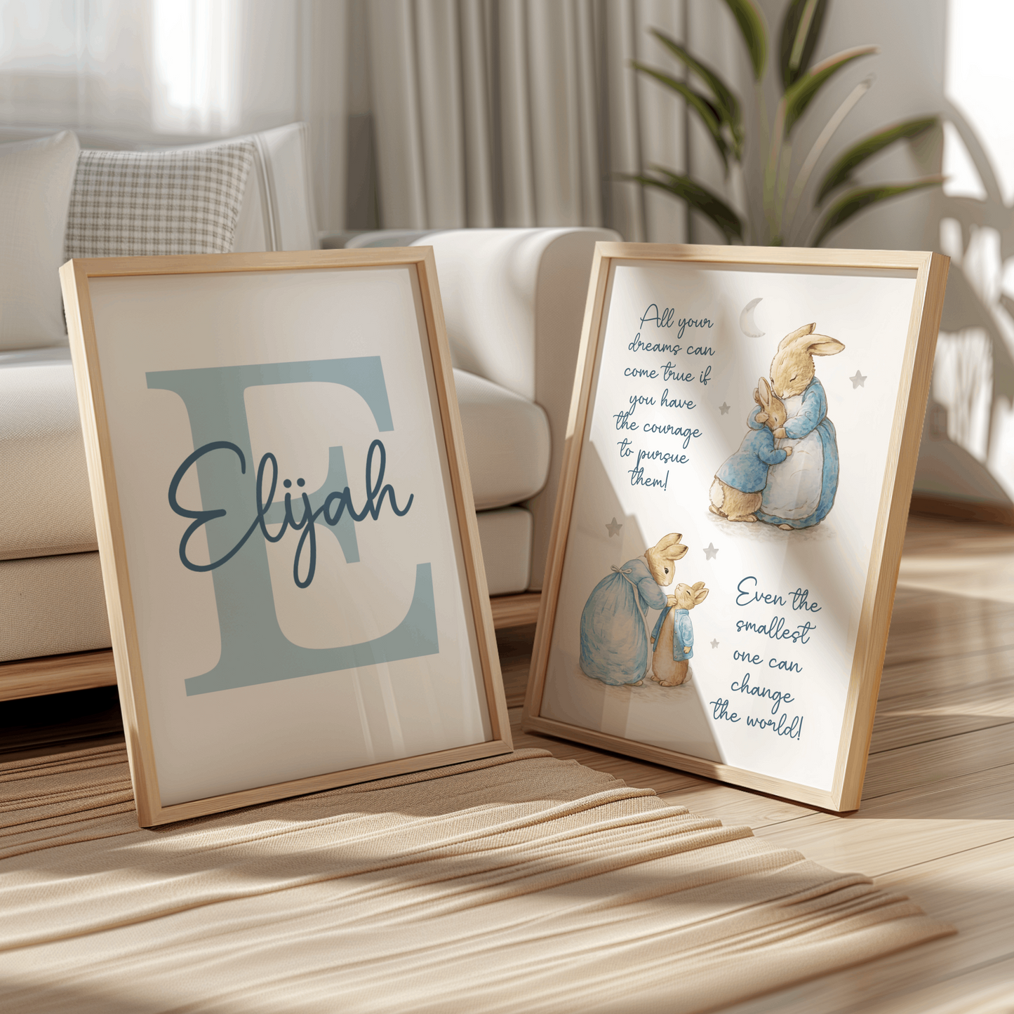 2x Peter Rabbit Nursery Prints