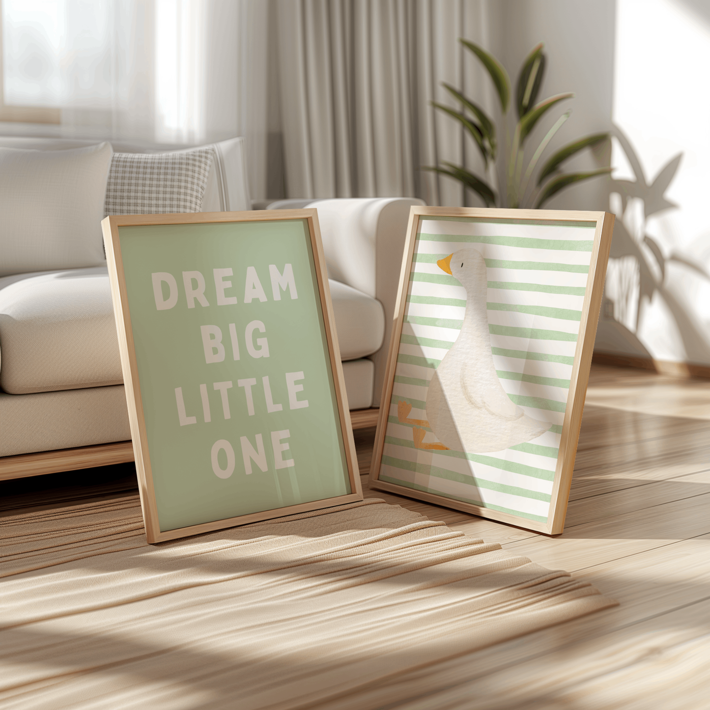 Goose x Dream Big Little One Nursery Prints