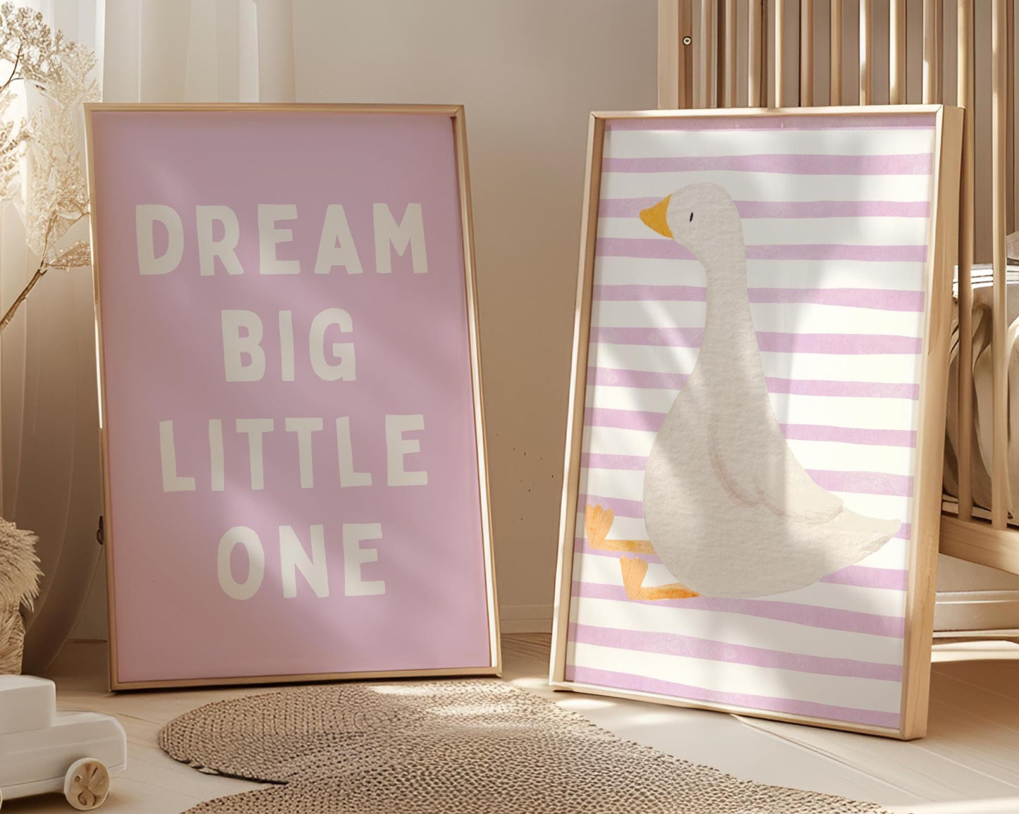 Goose x Dream Big Little One Nursery Prints