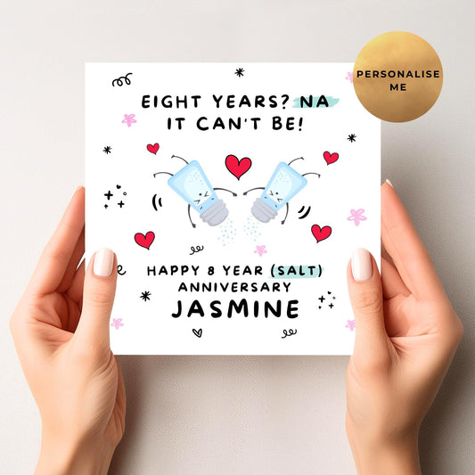 Eighth Anniversary Card