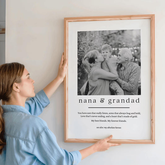 Photo Print For Nan & Grandad