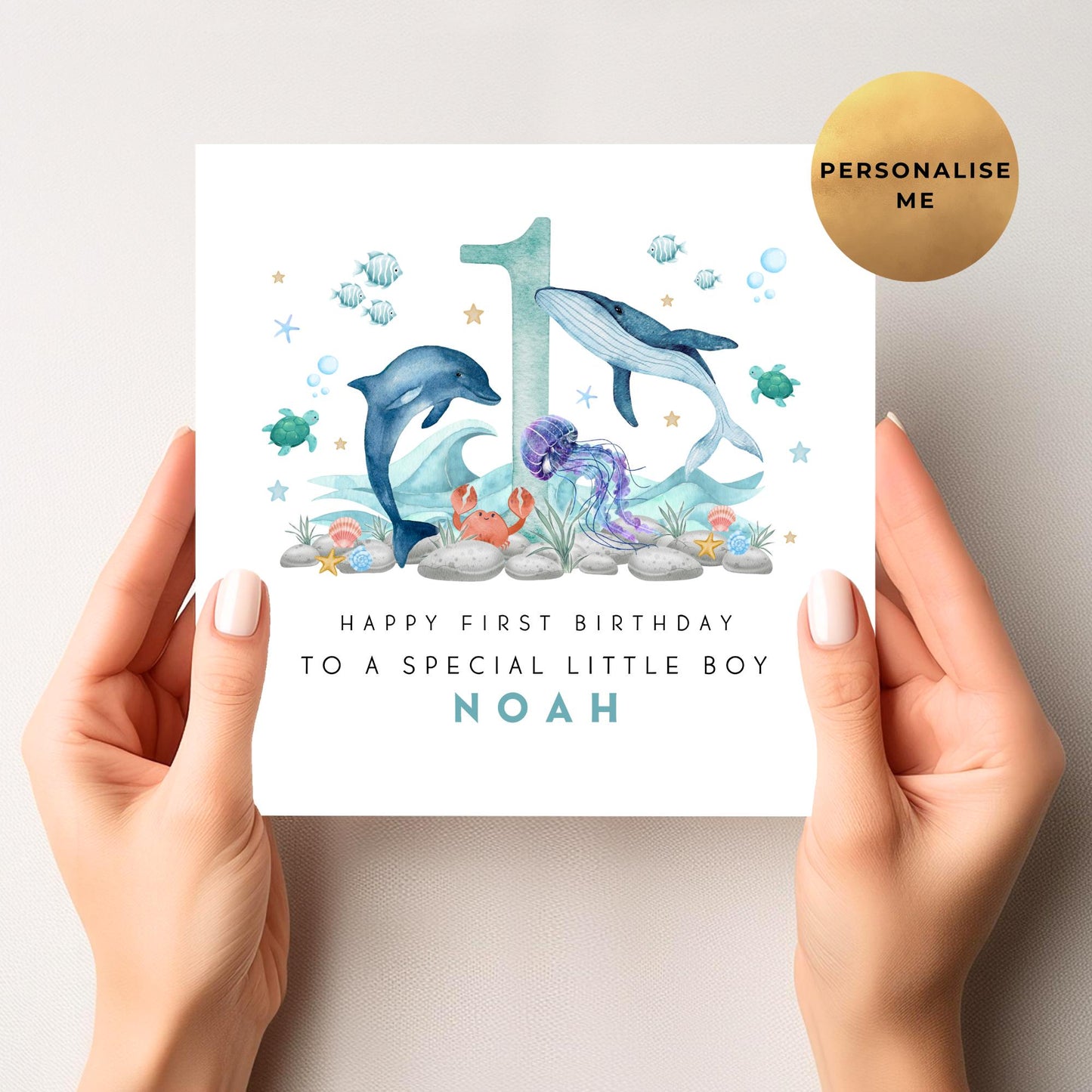Under The Sea Birthday Card