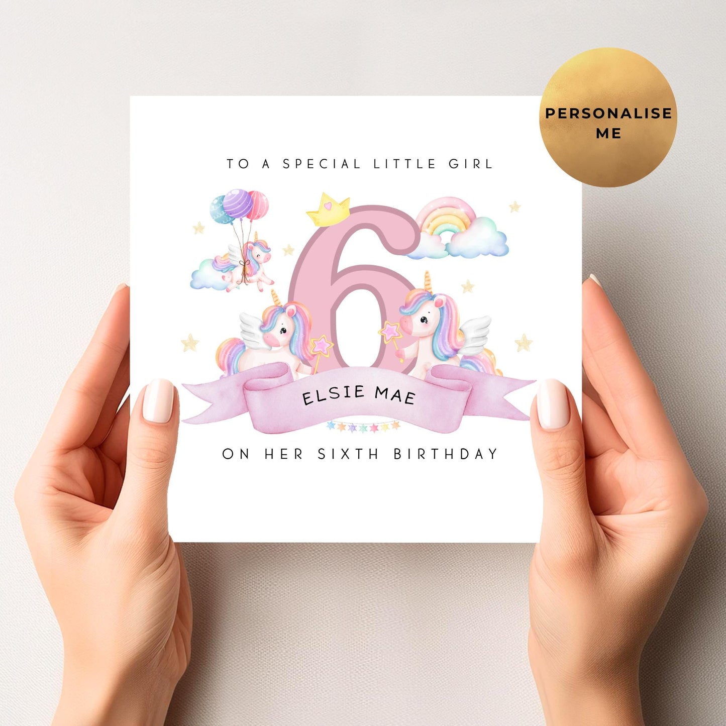 Unicorn Birthday Card