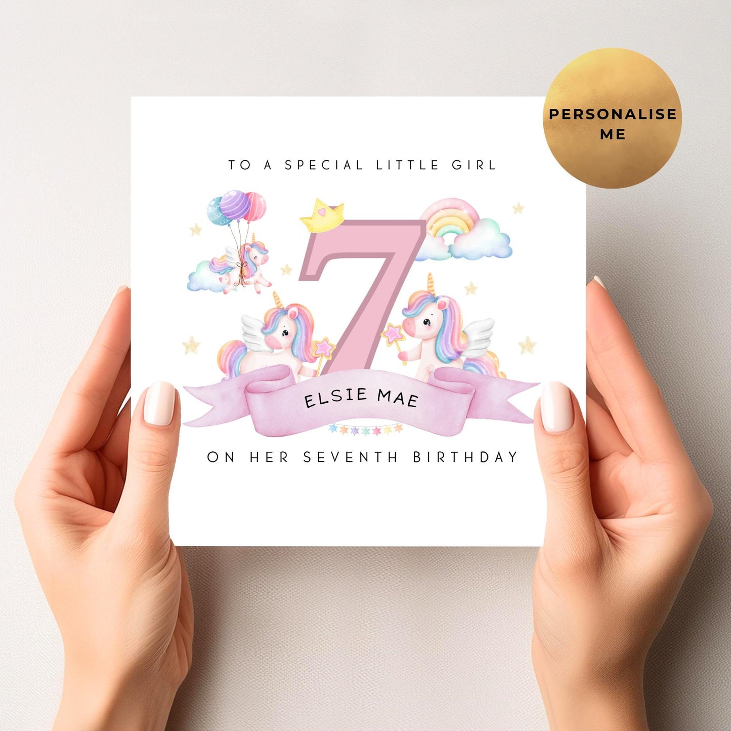 Unicorn Birthday Card