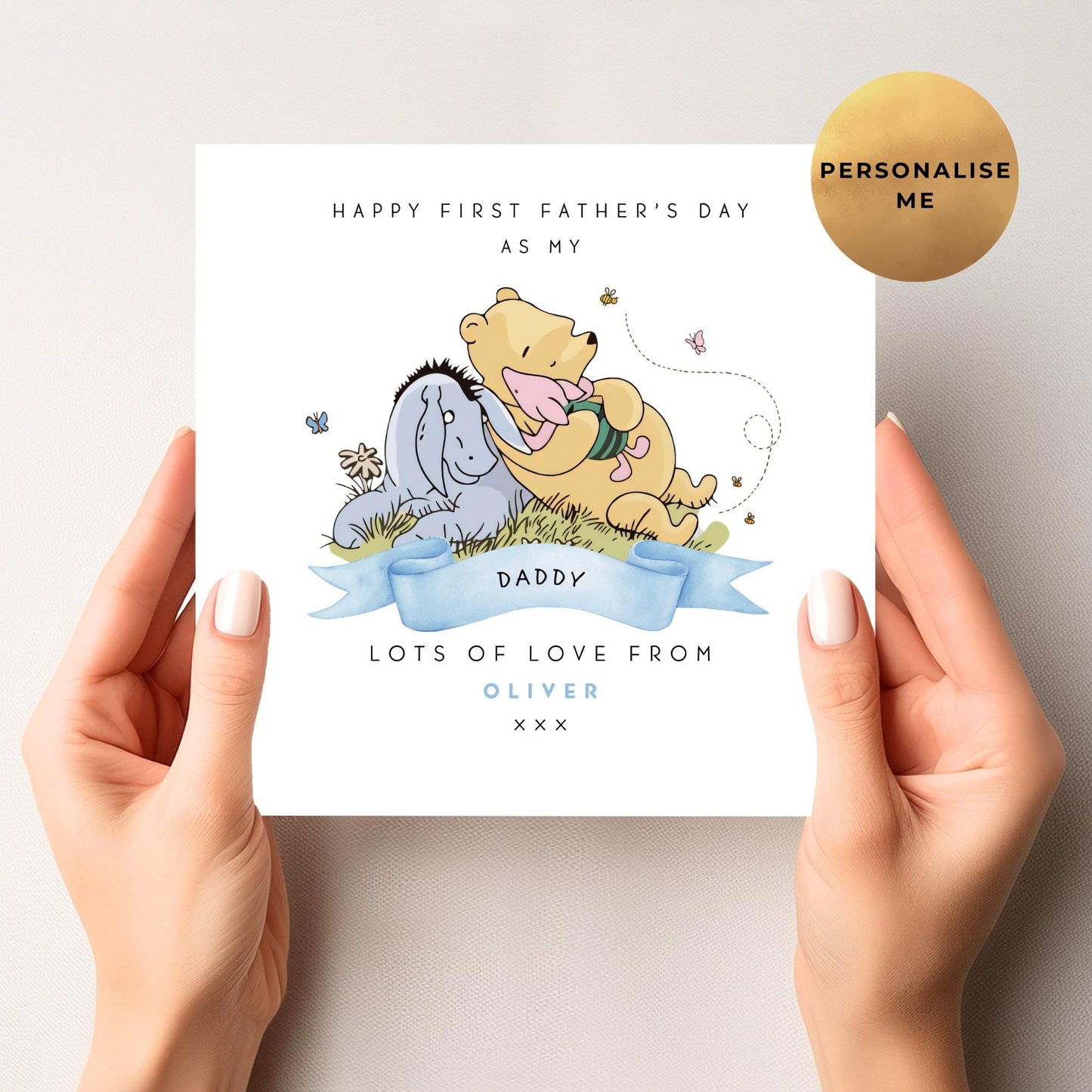 Winnie The Pooh First Father's Day Card