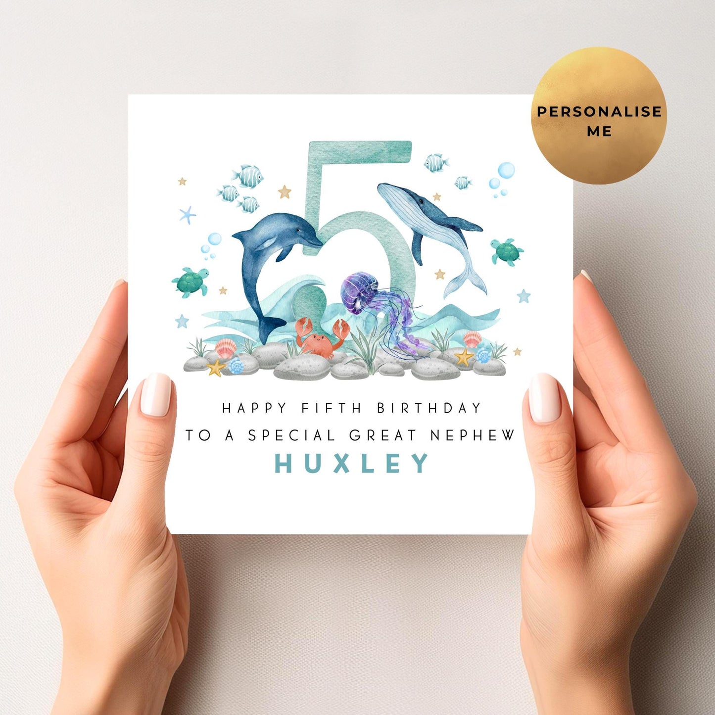 Under The Sea Birthday Card