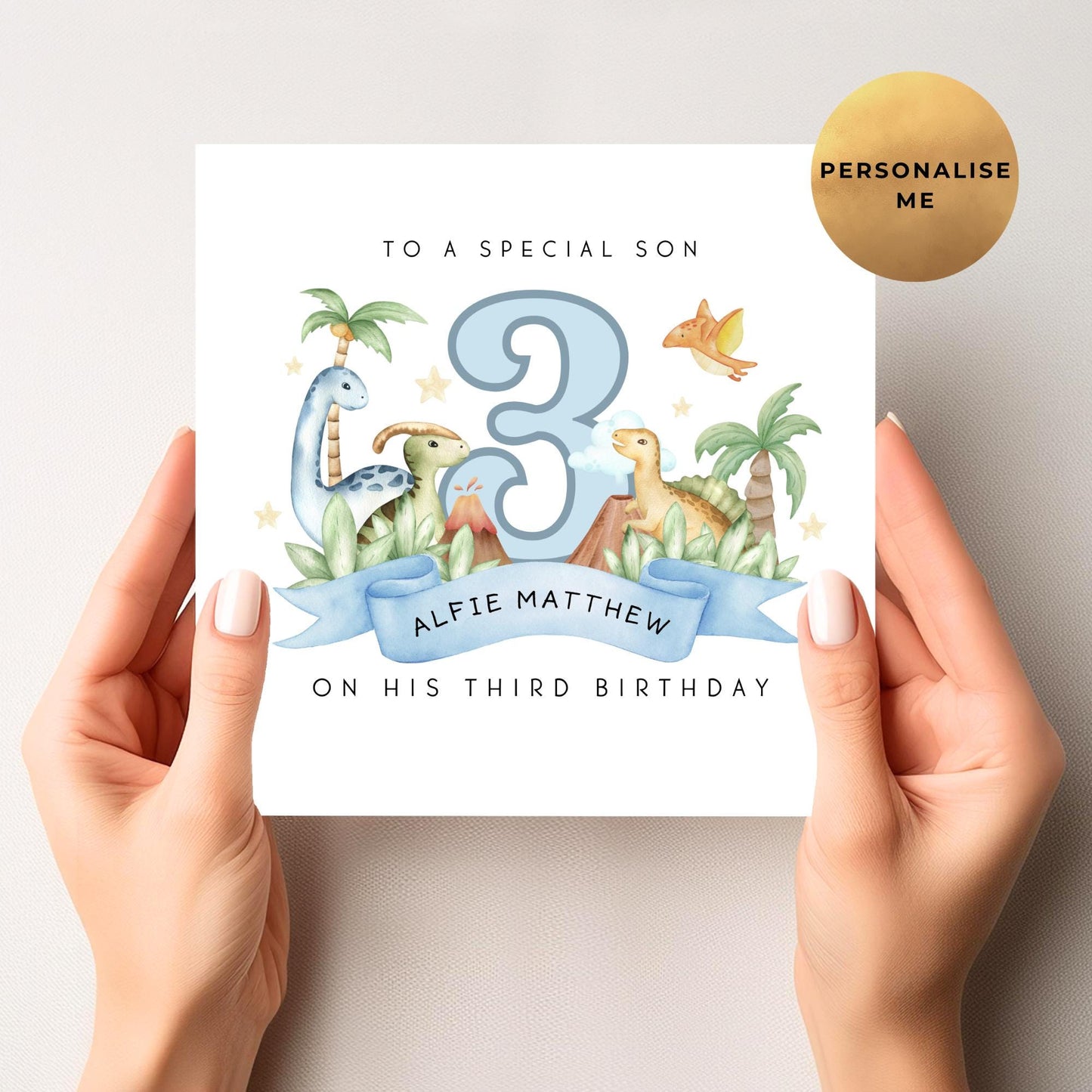Dinosaur Birthday Card