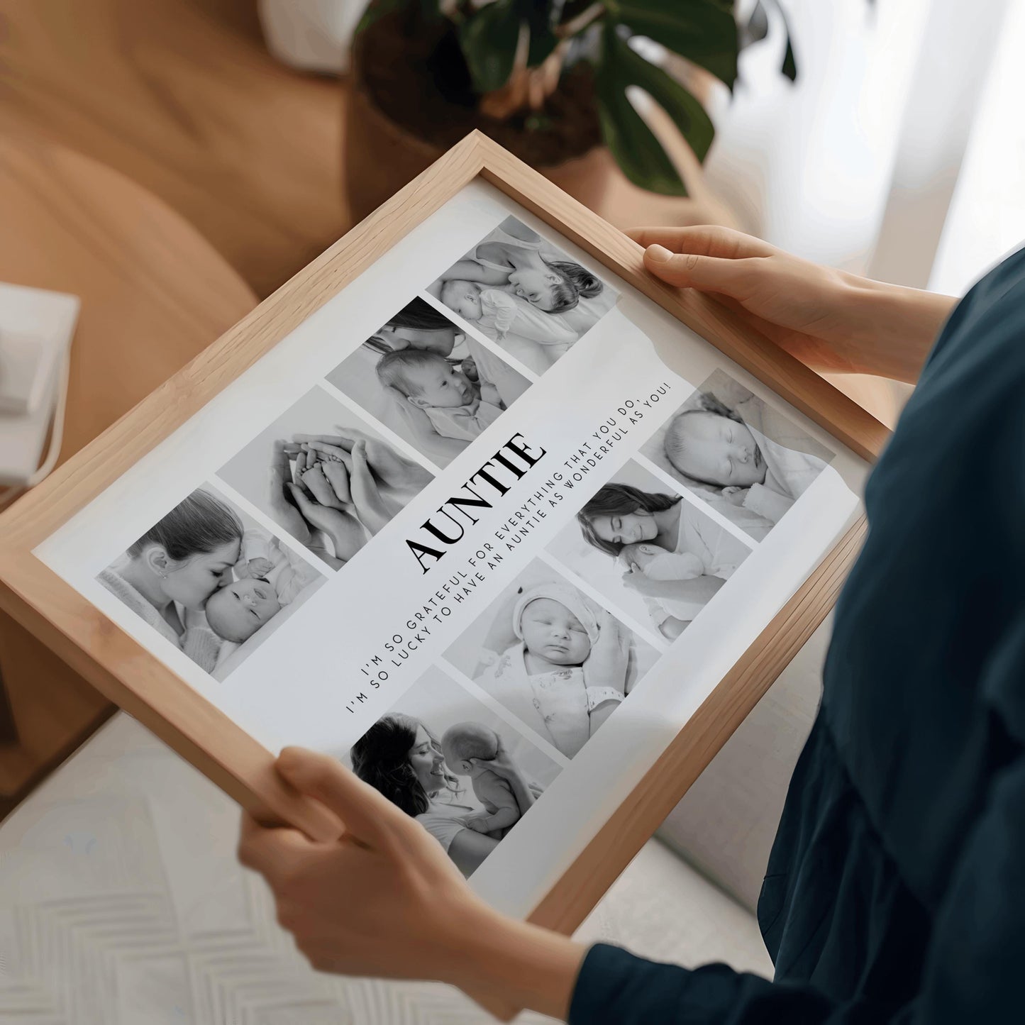 Personalised Print Gift For Auntie