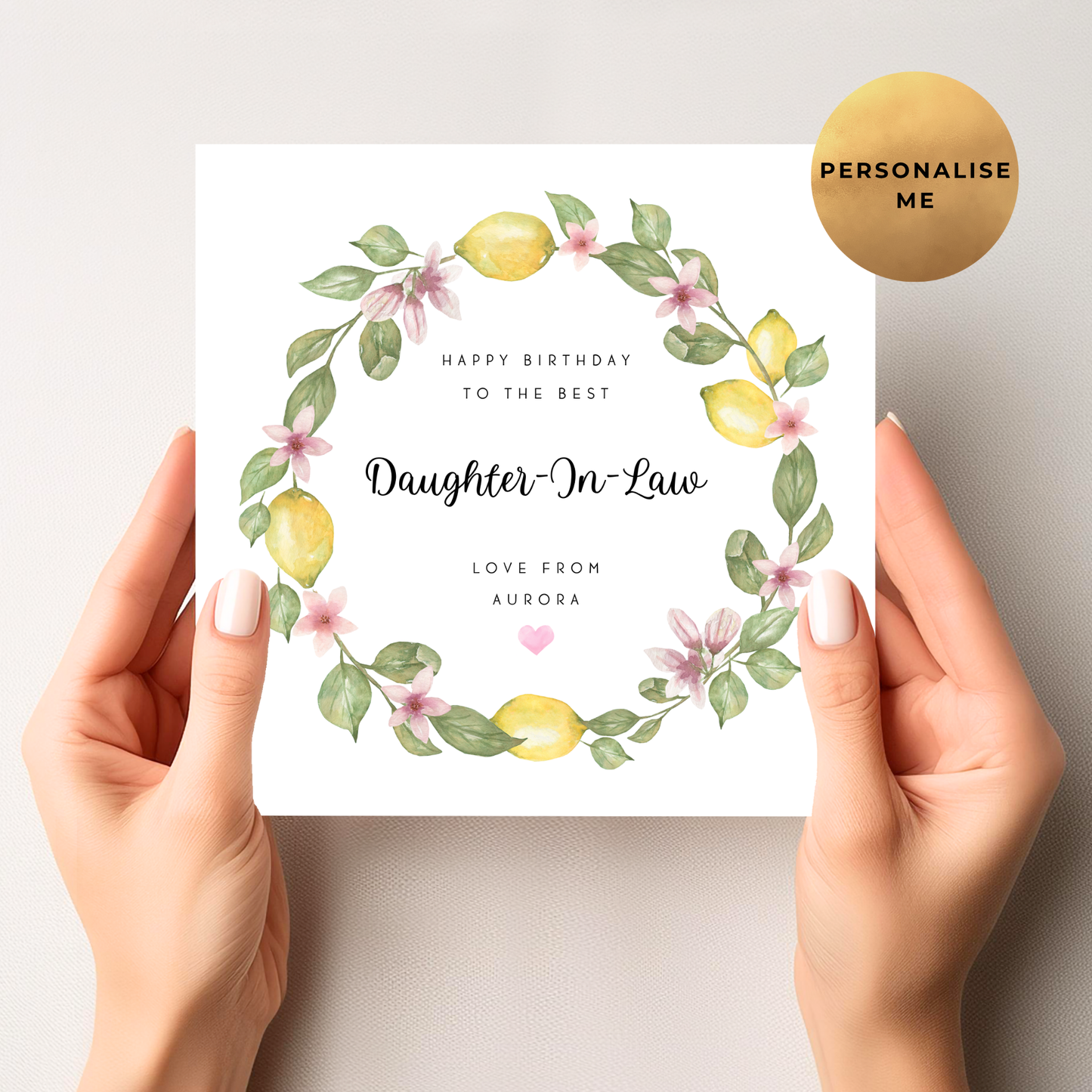 Floral Birthday Card For Her