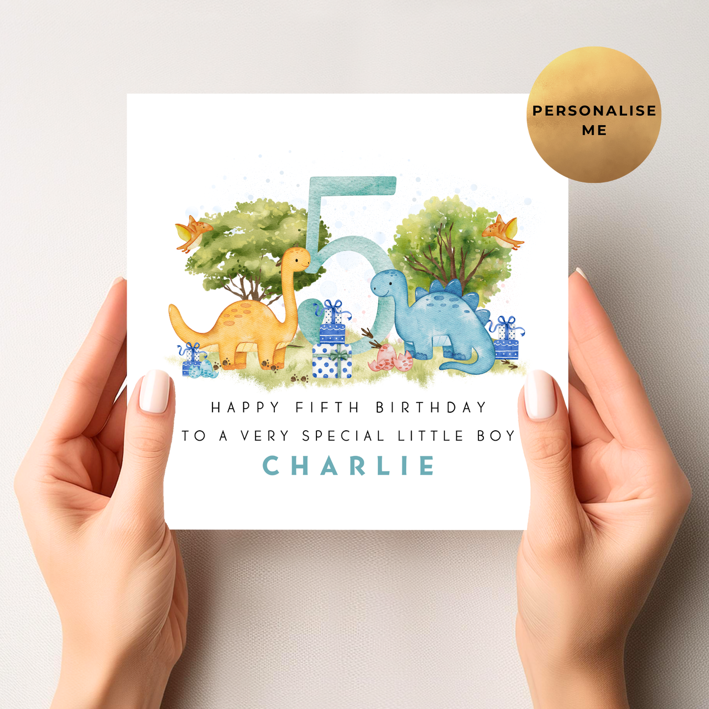 Dinosaur Birthday Card