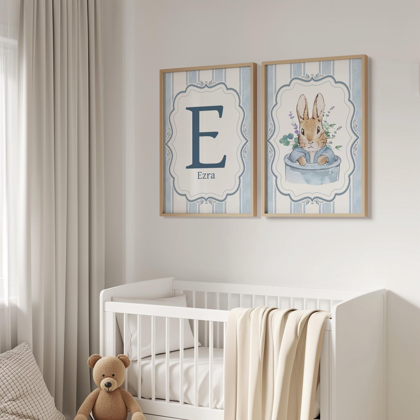 2x Peter Rabbit Nursery Prints
