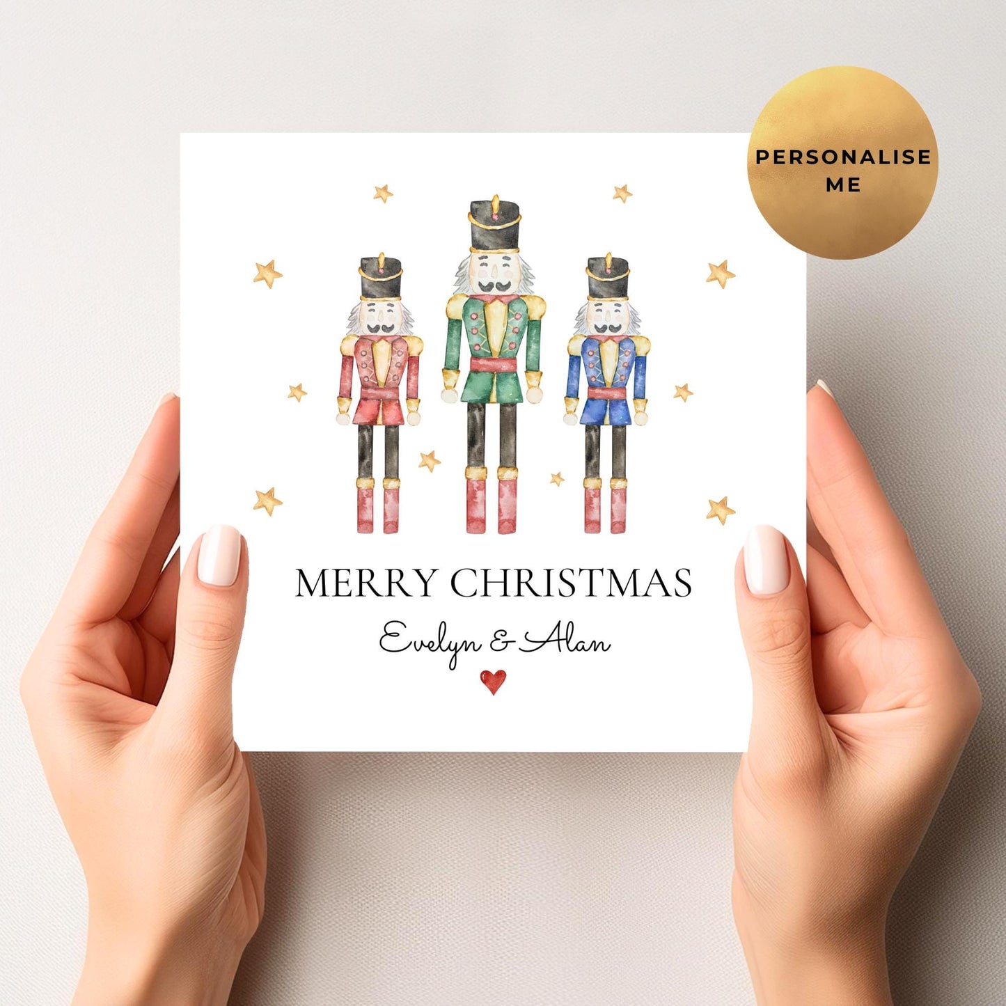 Nutcracker Christmas Card