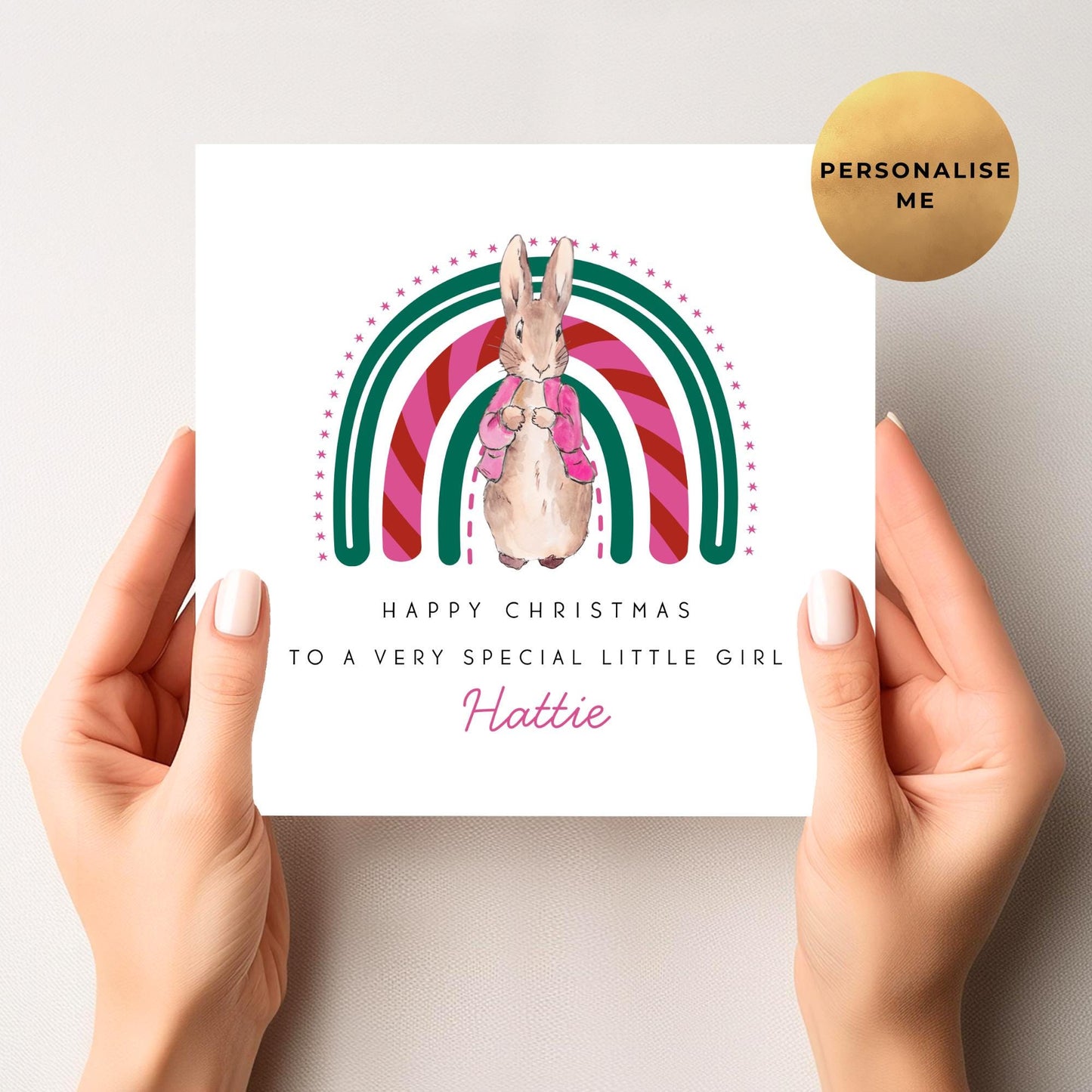 Peter Rabbit Christmas Card