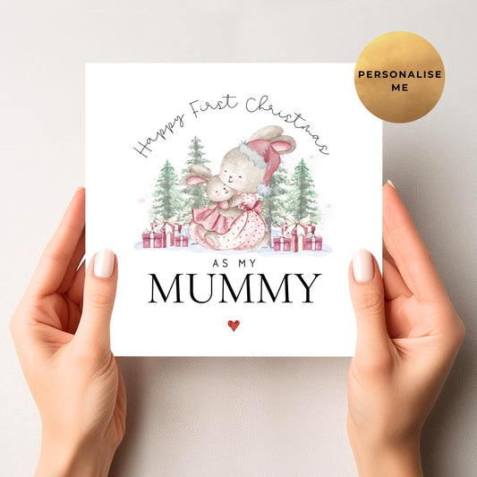 First Christmas As My Mummy Card