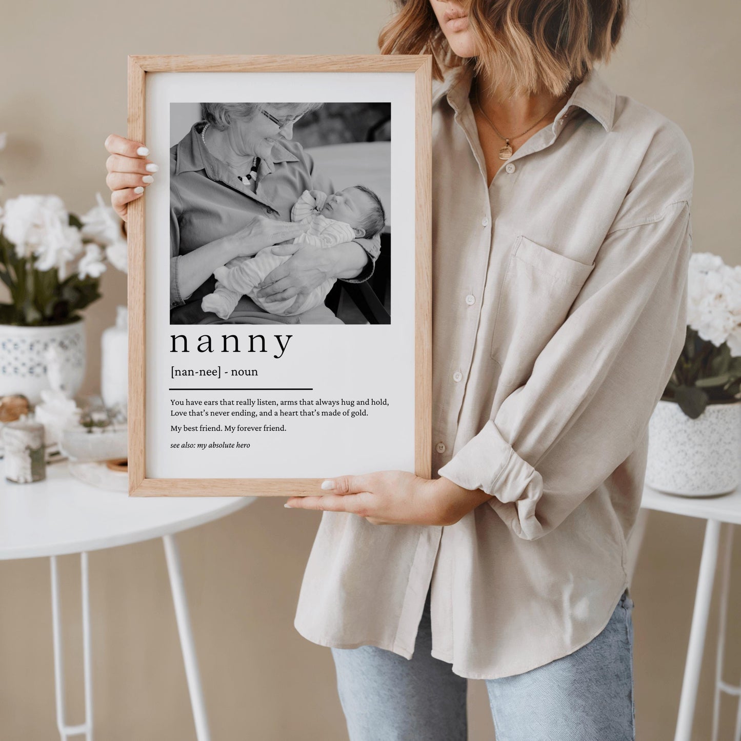 Photo Print For Nanny