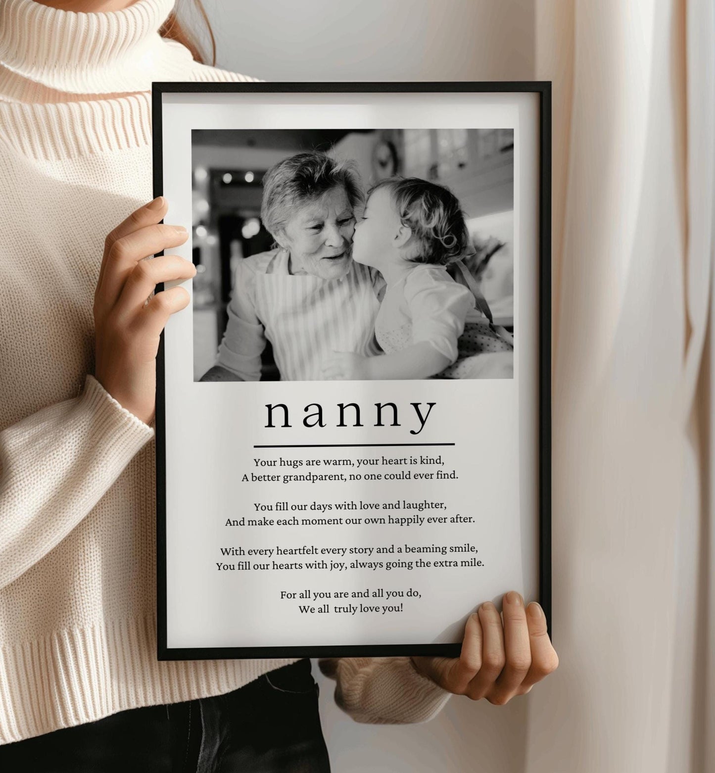 Grandma Photo Poem Print