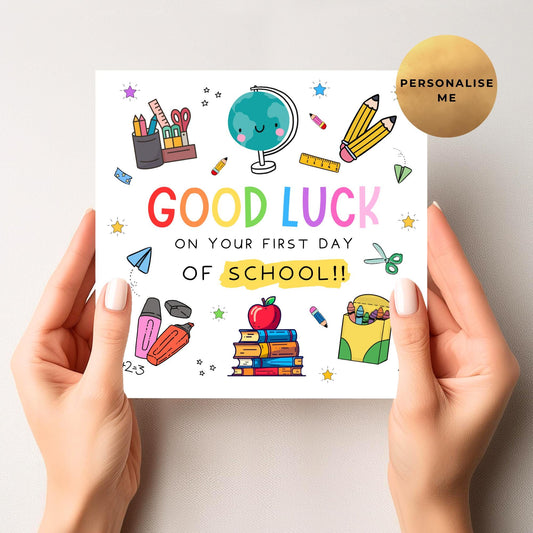 First Day Of School Card