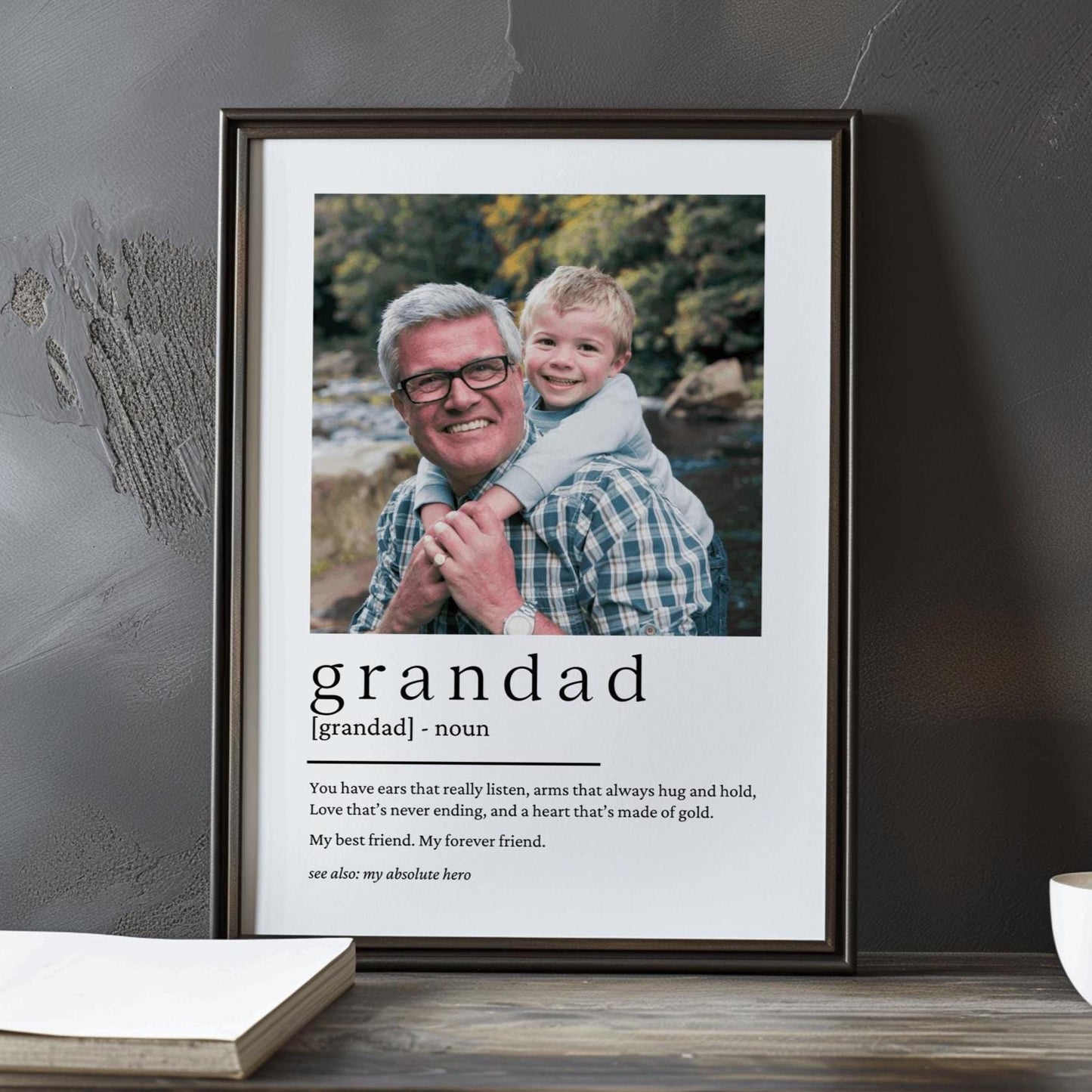 Photo Print For Grandad