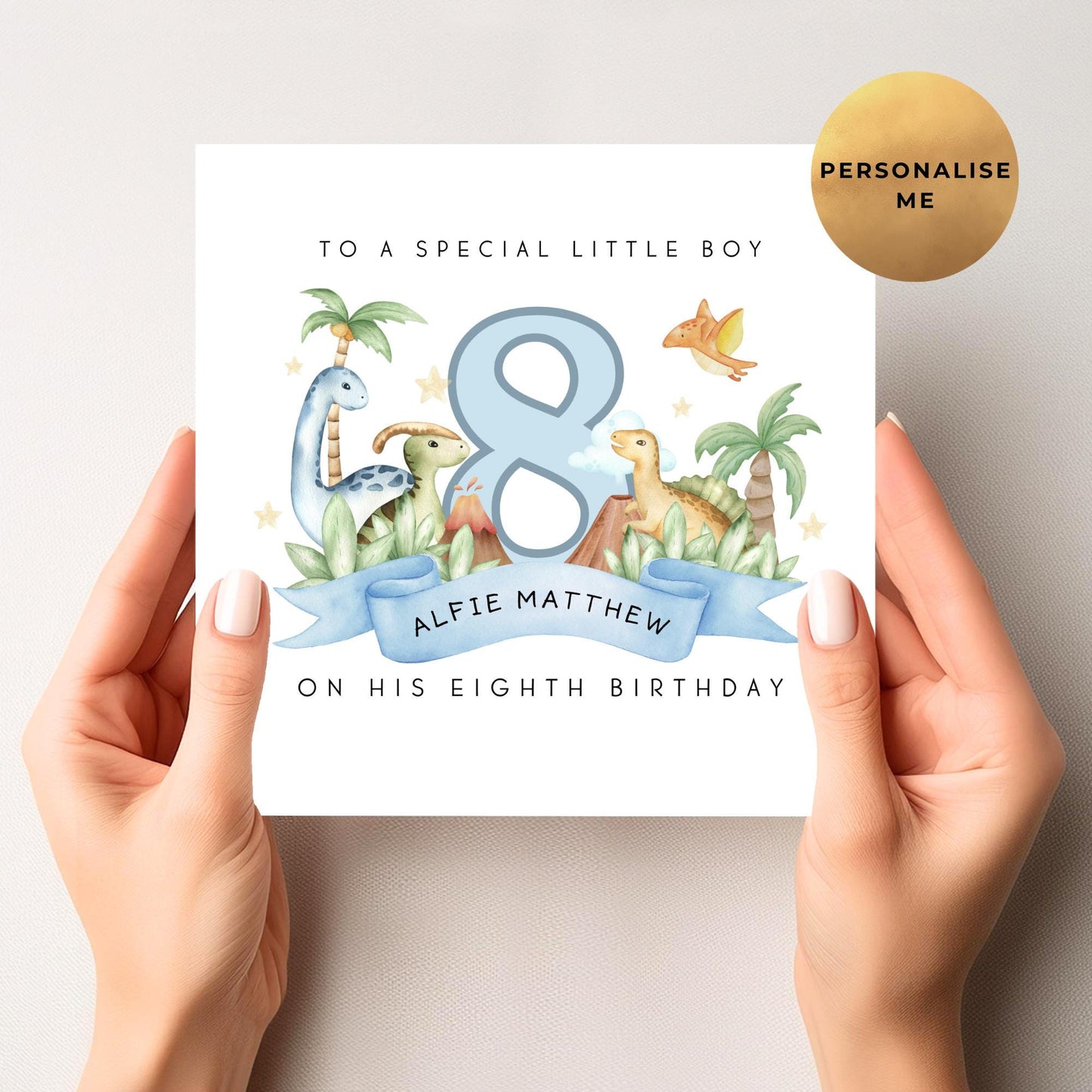 Dinosaur Birthday Card