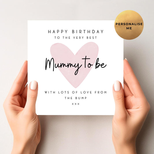 Birthday Card From The Bump