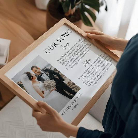 Wedding Vows Photo Print