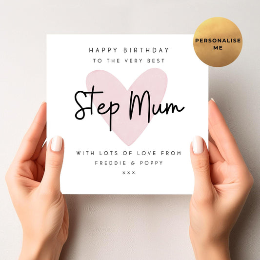 Birthday Card For Step Mum