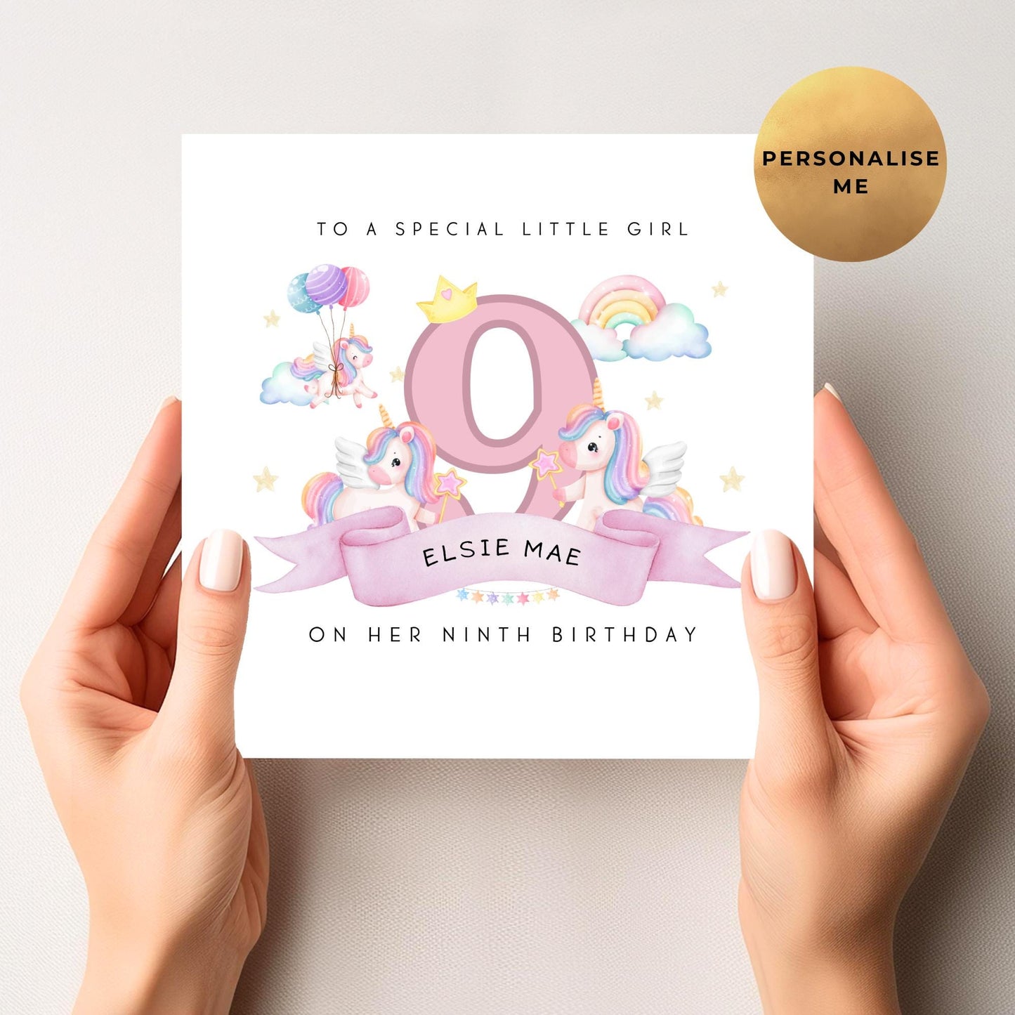 Unicorn Birthday Card