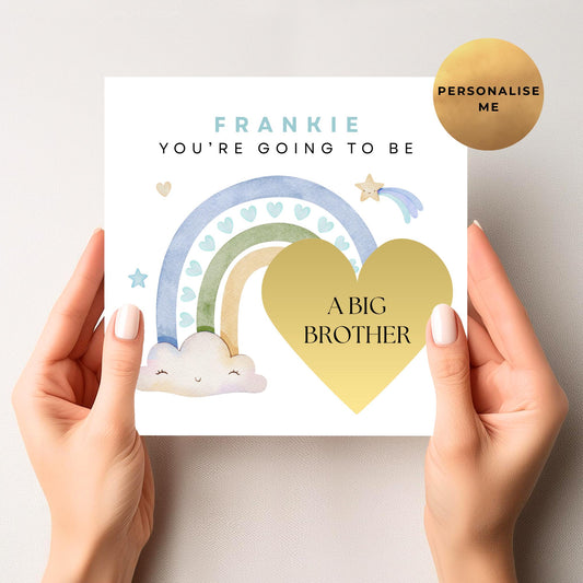 Promotion To Big Brother Pregnancy Reveal Card