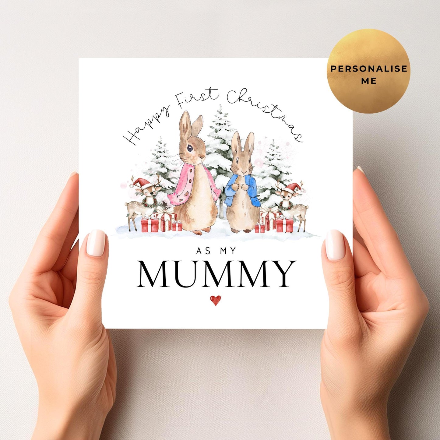 Peter Rabbit First Christmas For Mummy Card