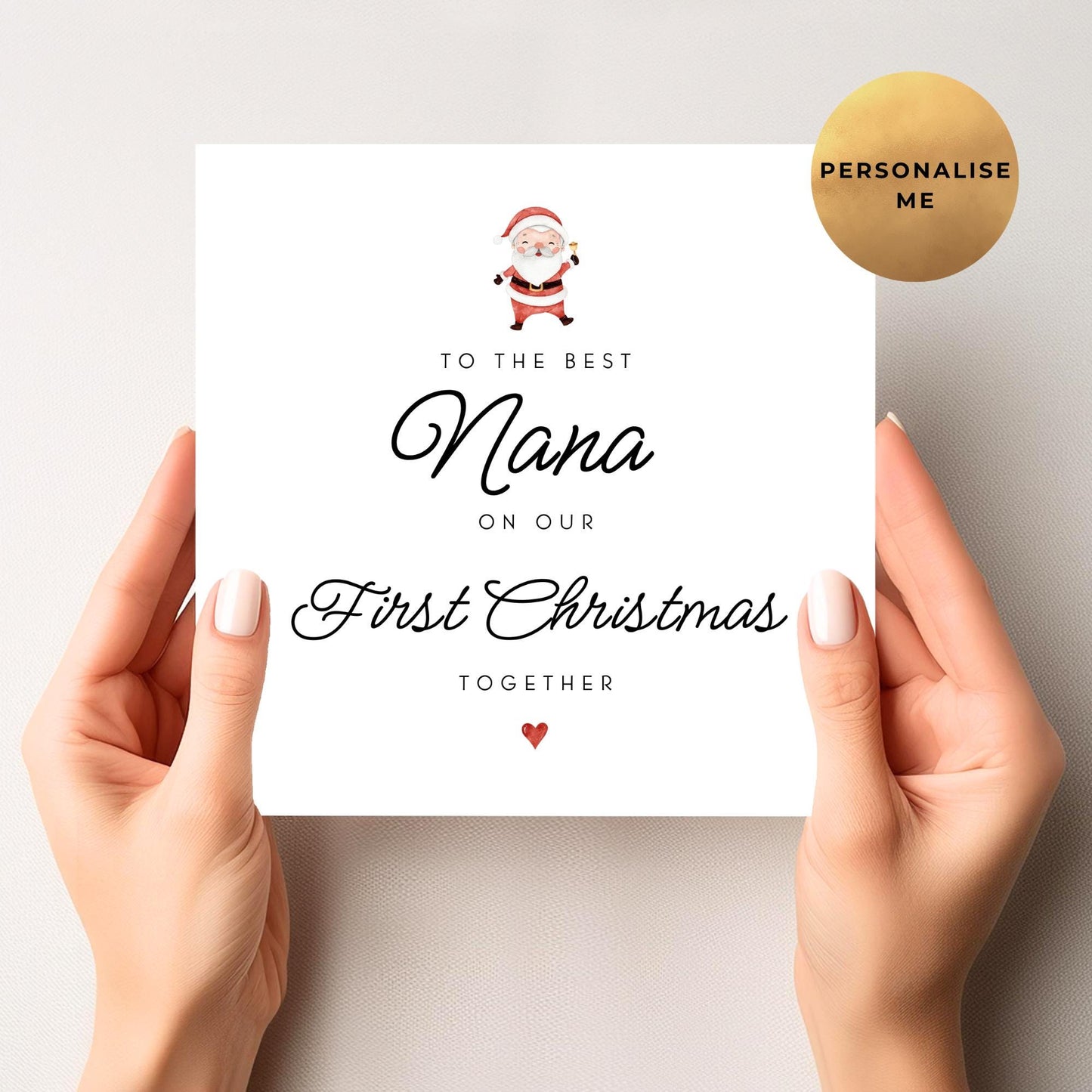 First Christmas Card for Mum