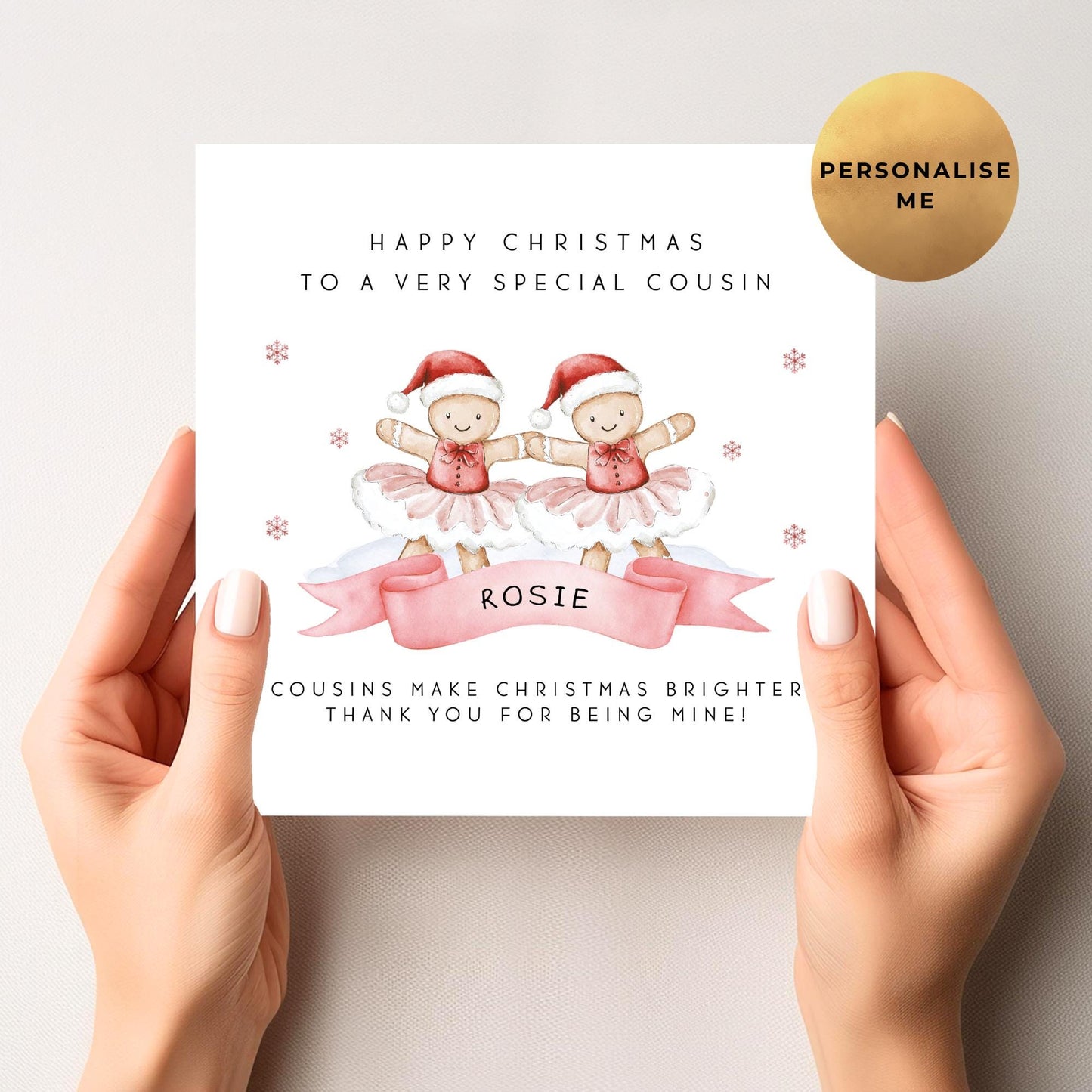 Gingerbread Christmas Card