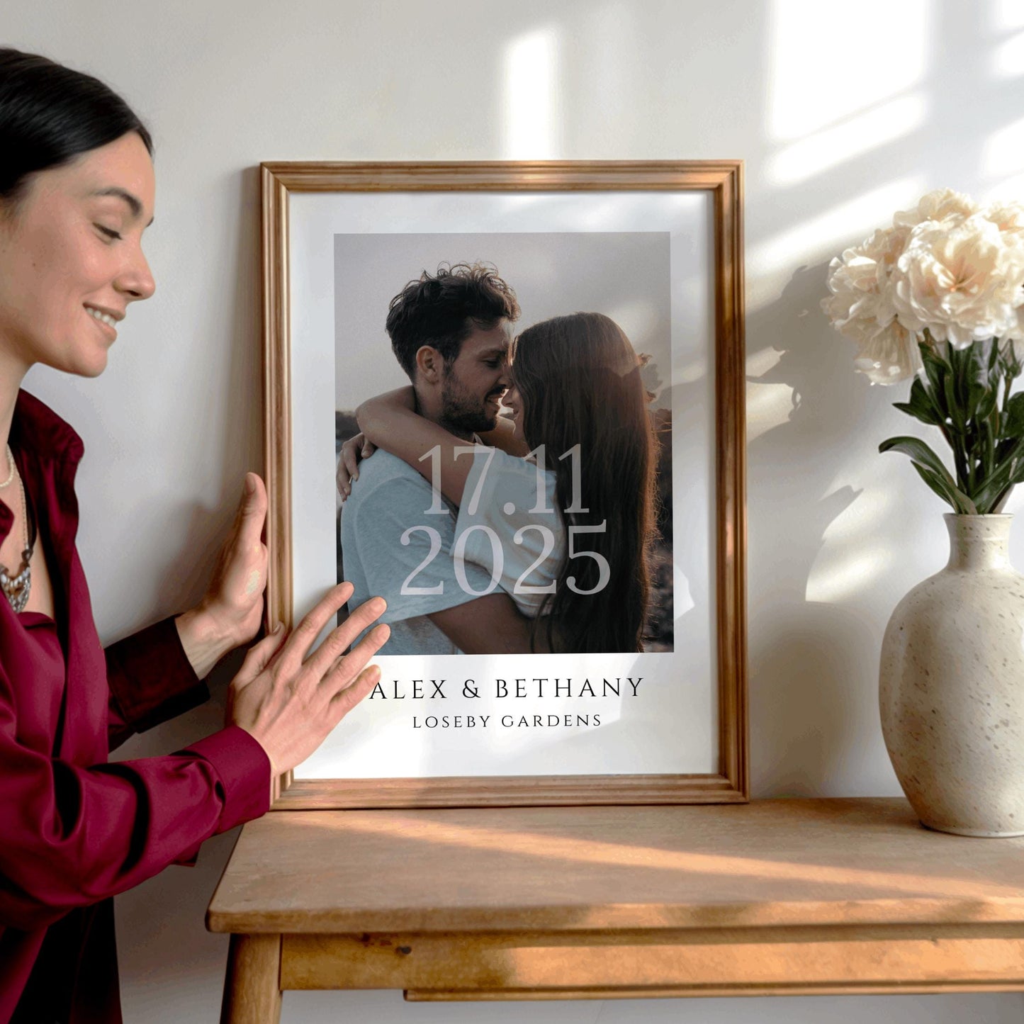 Personalised Engagement Photo Gift