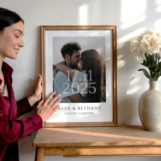 Personalised Engagement Photo Gift