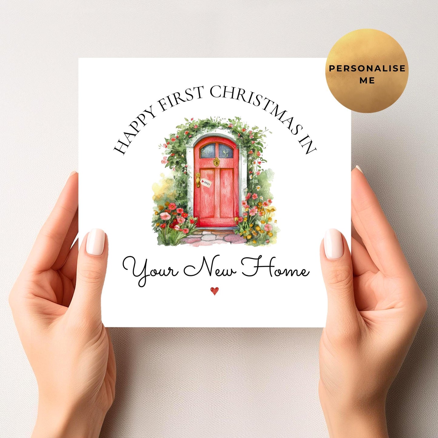First Christmas in New Home Card